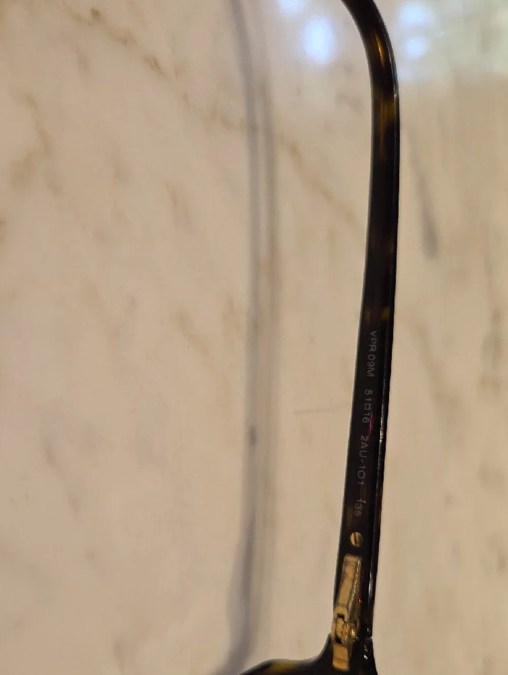 Designer Prada Tortoiseshell Rectangular Glasses